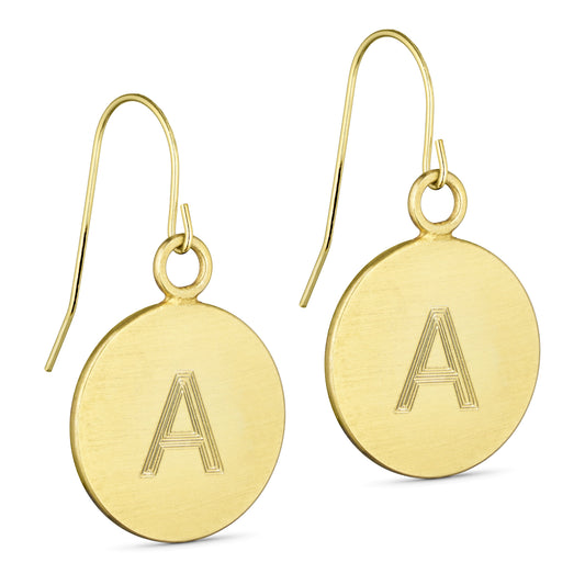 Earring with single letter