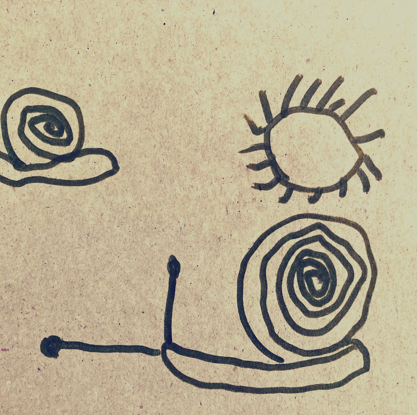 Pendant with drawing